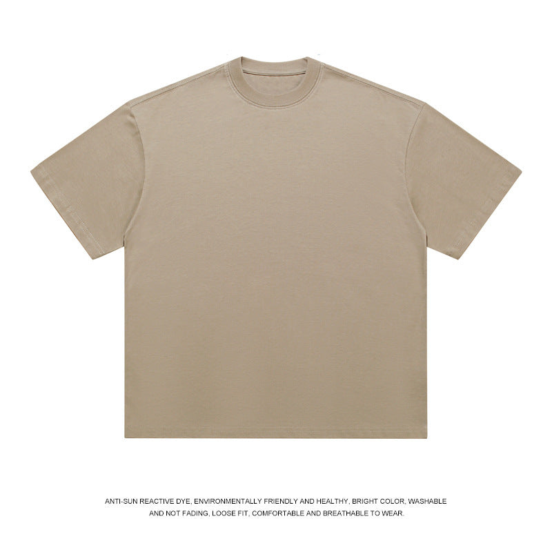 T-shirt Men's Loose Solid Color Bottoming Shirt