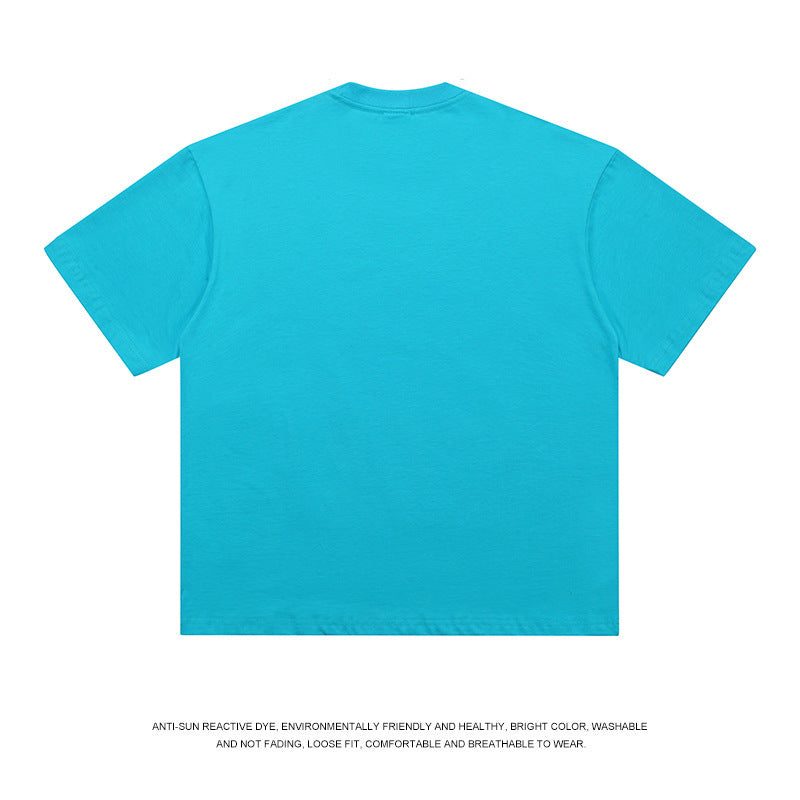 T-shirt Men's Loose Solid Color Bottoming Shirt