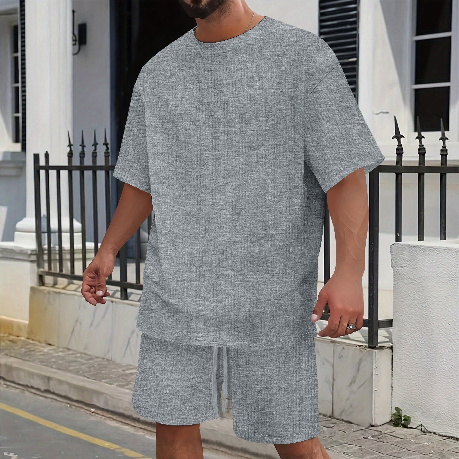 Men's T-shirt Shorts Casual Suit