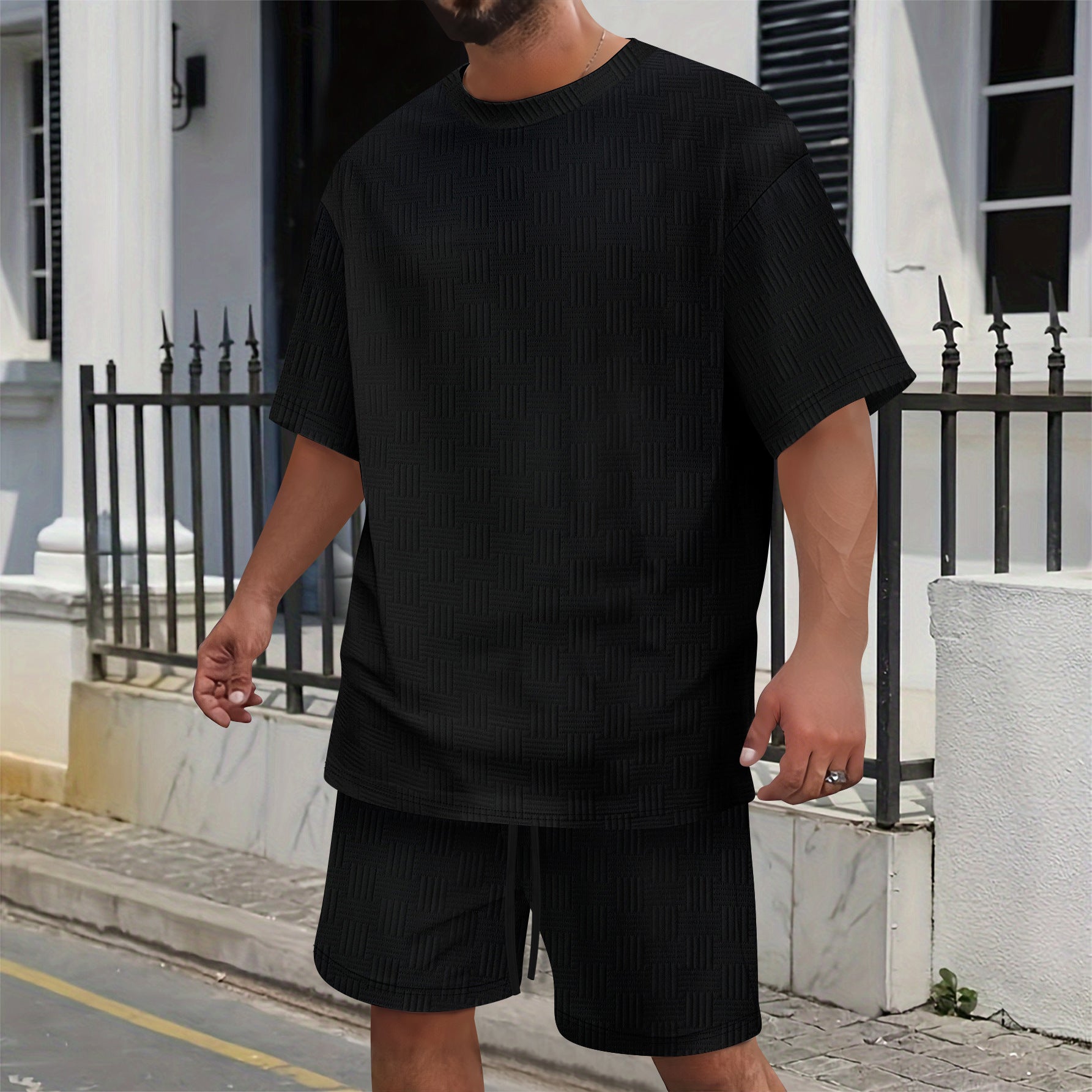 Men's T-shirt Shorts Casual Suit