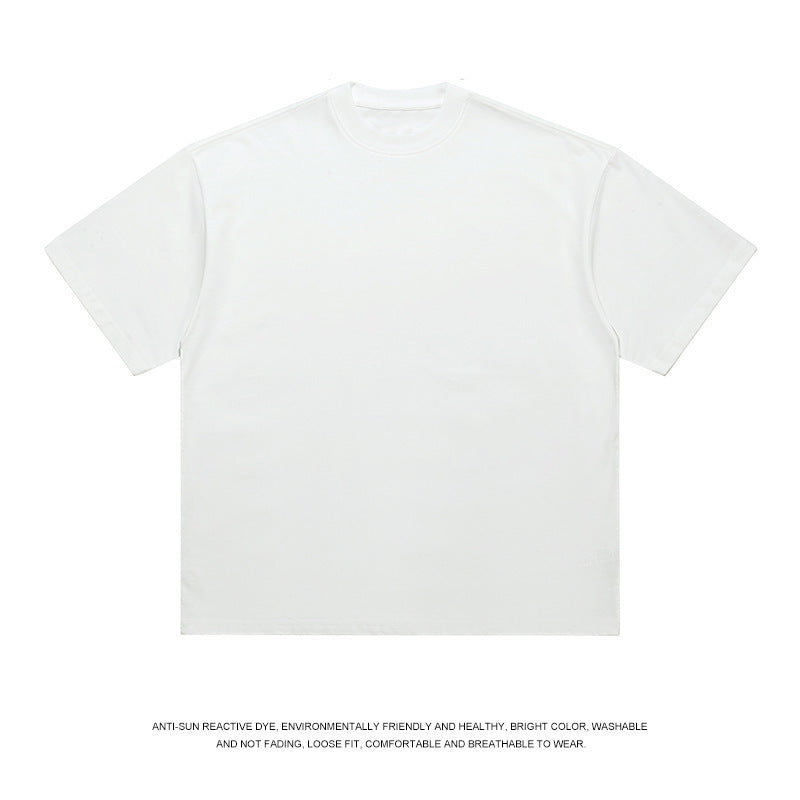 T-shirt Men's Loose Solid Color Bottoming Shirt