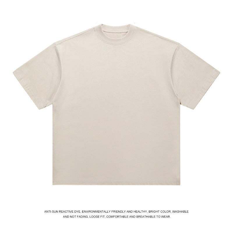 T-shirt Men's Loose Solid Color Bottoming Shirt