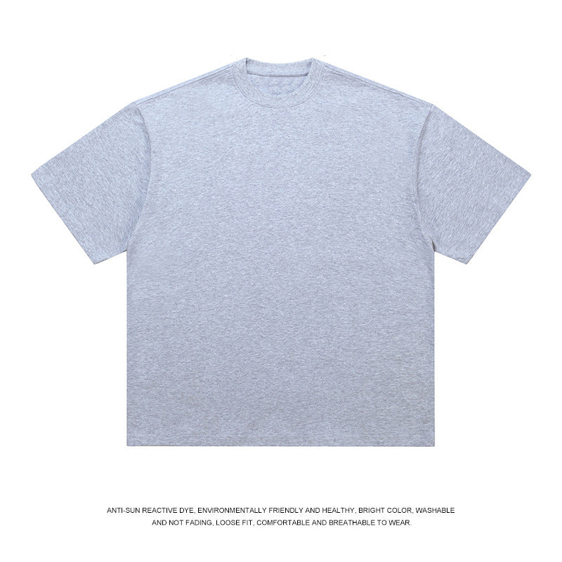 T-shirt Men's Loose Solid Color Bottoming Shirt