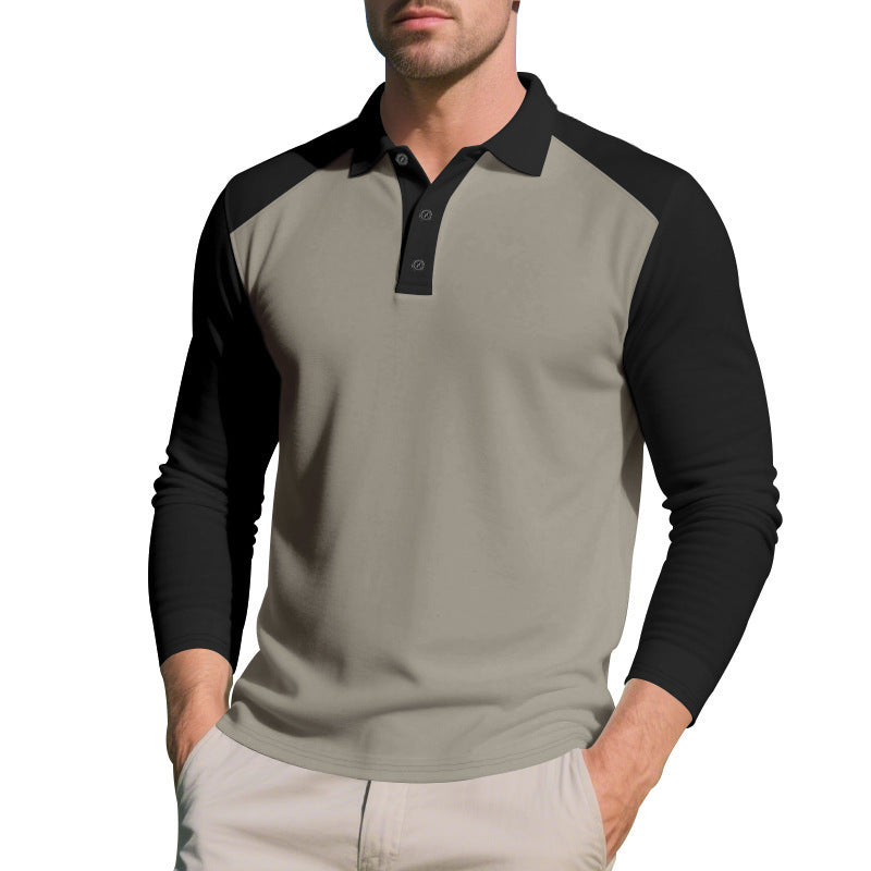 Golf Lapel Long-sleeved T-shirt Bottoming Shirt