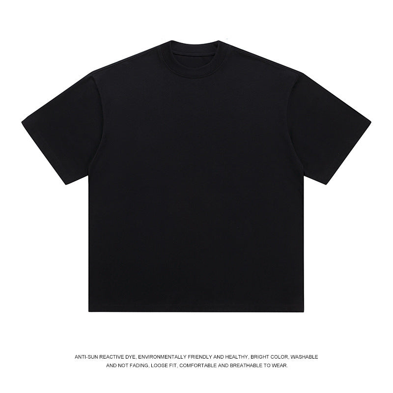 T-shirt Men's Loose Solid Color Bottoming Shirt