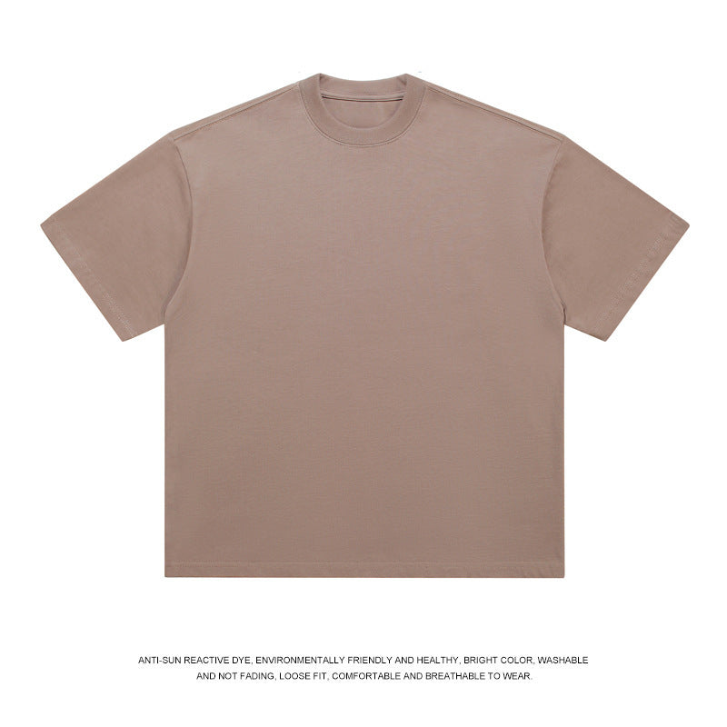 T-shirt Men's Loose Solid Color Bottoming Shirt