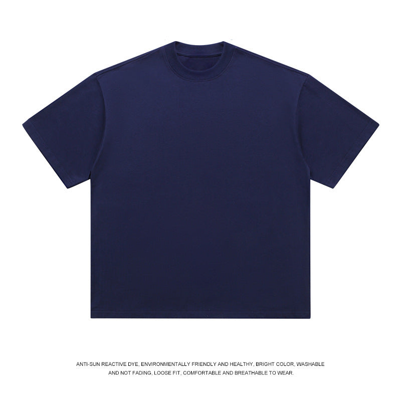 T-shirt Men's Loose Solid Color Bottoming Shirt